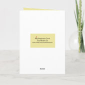 La carte blanche originale du chat du Pharaon (Dos)