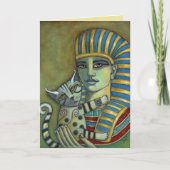 La carte blanche originale du chat du Pharaon (Devant)