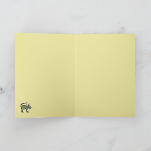 La carte blanche originale du chat du Pharaon (Intérieur)