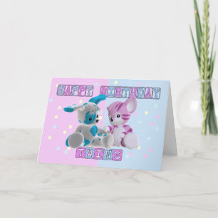 La Carte bleue et rose