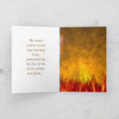 La carte Burning Bush "YAHWEH" (Intérieur)