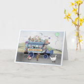 La Carte d'Anniversaire (Fleur jaune)