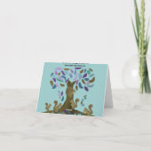 La carte d'anniversaire de l'écureuil (Dos)