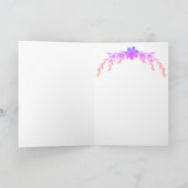 La carte d'anniversaire de patinage artistique (Intérieur)