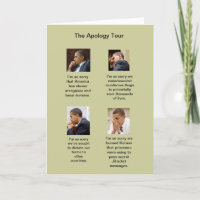 La carte d'anniversaire de visite d'excuses