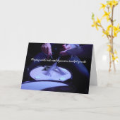 La Carte D'Anniversaire Du Batteur Joue Avec Goût (Fleur jaune)