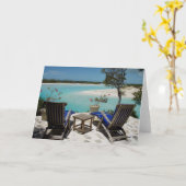 La carte d'anniversaire se reposent dans la (Fleur jaune)