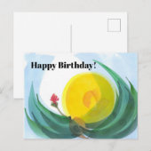 La carte d'anniversaire, vient ici le Sun, no. 2 (Devant / Derrière)