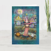 La carte d'art Halloween du quartier pastel (Devant)