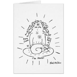 La carte de chat de guérisseur