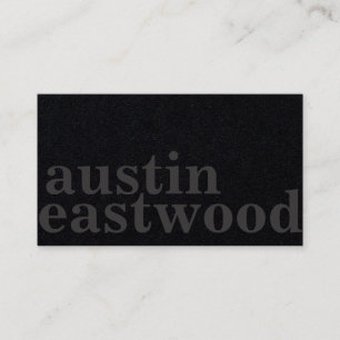 La carte de coupe de coiffeur - tout noir tout