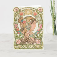 La carte de Dame-Salutation d'été