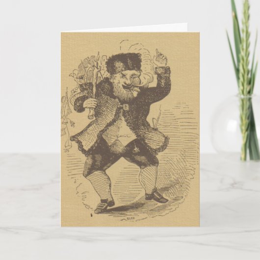 La carte de dessin St. Nick de Thomas Nast (Devant)
