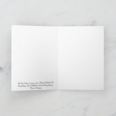 La carte de fête des pères de la Fondation du coeu (Intérieur)