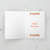 La carte de Halloween de Chambre de sorcières (Intérieur)