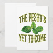 La carte de jeu de mot amusante pour manger - Le p (Devant / Derrière)