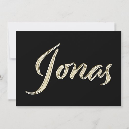 La carte de Jonas White Gold (Devant)