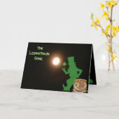LA CARTE DE LA CHANSON LEPRECHAUN (Fleur jaune)