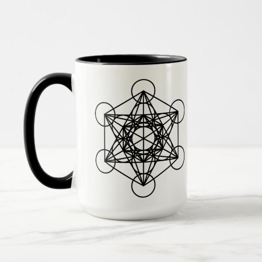 La carte de la création 15 onces. Tasse (Gauche)