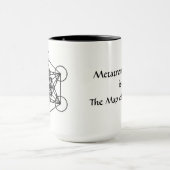 La carte de la création 15 onces. Tasse (Centre)