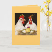 La carte de la famille de poulets Boyds (Fleur jaune)