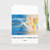 La carte de la fée d'Halloween (Dos)