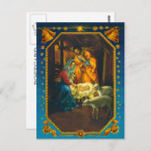 La carte de la Nativité (Devant / Derrière)