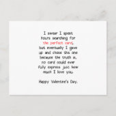 La carte de la Saint-Valentin (Devant)