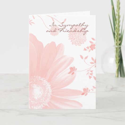 La Carte de la sympathie de Floral (Devant)