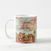La carte de l'île de Wight sur un mug (Gauche)