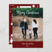 La Carte de Noël (Devant / Derrière)