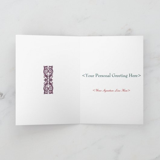 La Carte de Noël (Intérieur)