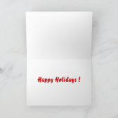 La carte de Noël Dachshund (Intérieur)