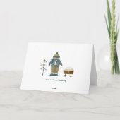 La Carte de Noël de Snow (Dos)