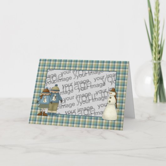 La Carte de Noël de Snow (Devant)