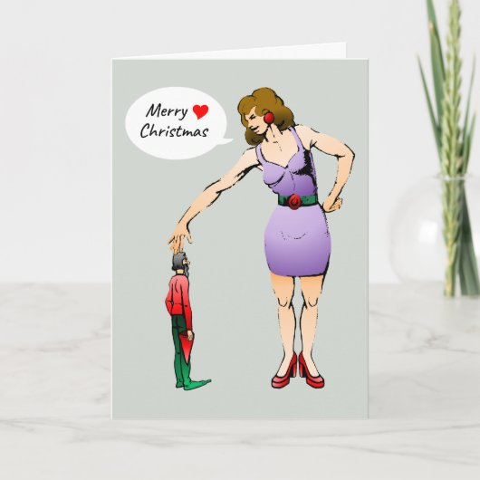 La carte de Noël des petits elfes (Devant)