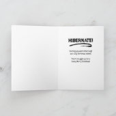 La carte de Noël du guide de Black Bear pour les f (Intérieur)