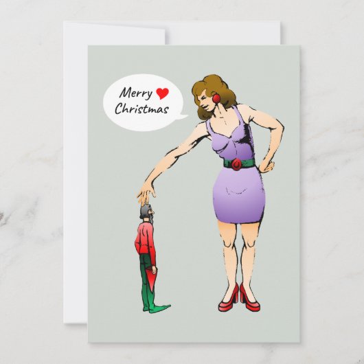 La carte de Noël du petit elfe (Devant)