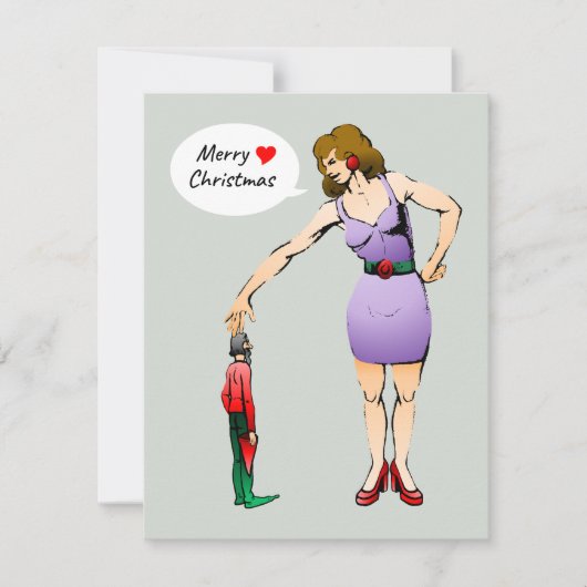La carte de Noël du petit elfe (Devant)