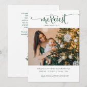 La carte de Noël la plus joyeuse de toutes les fêt (Devant / Derrière)