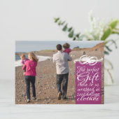 La carte de Noël parfaite de cadeau 2014 (prune) (Debout devant)