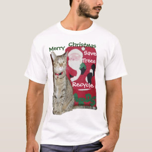 La carte de Noël réutilisent le T-shirt