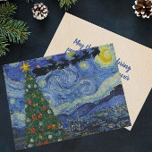 La carte de Noël Silence Night Flat