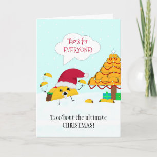 La carte de Noël ultime Taco