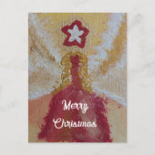 La carte de Noël vend (Devant)