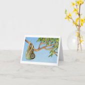 La carte de note de paresse (Fleur jaune)