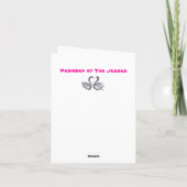 La carte de note de vilain petit canard (Dos)