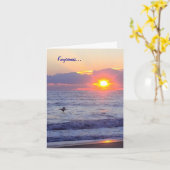 La carte de pardon (Fleur jaune)