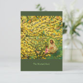 La carte de prière de la parabole des graines de m (Debout devant)