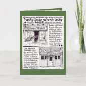 La carte de Pub (Devant)